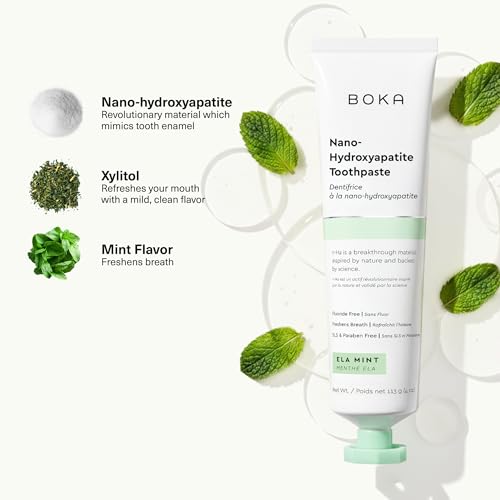 Image 3 of Boka Toothpaste - Nano Hydroxyapatite Toothpaste, Fluoride Free Toothpaste