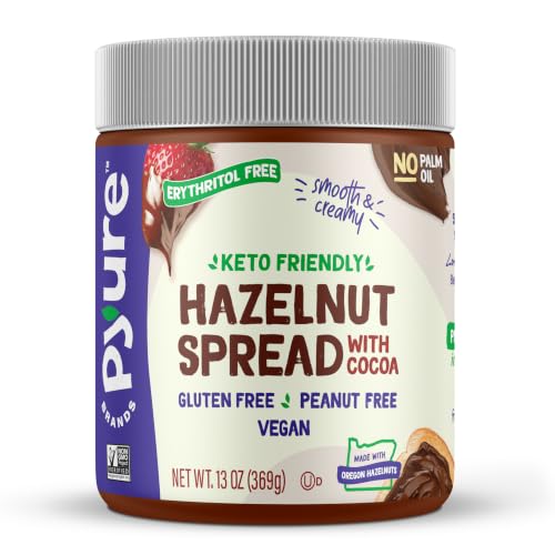 Image 1 of Default Title for the product Pyure Keto Hazelnut Chocolate Spread 13 Oz Jar