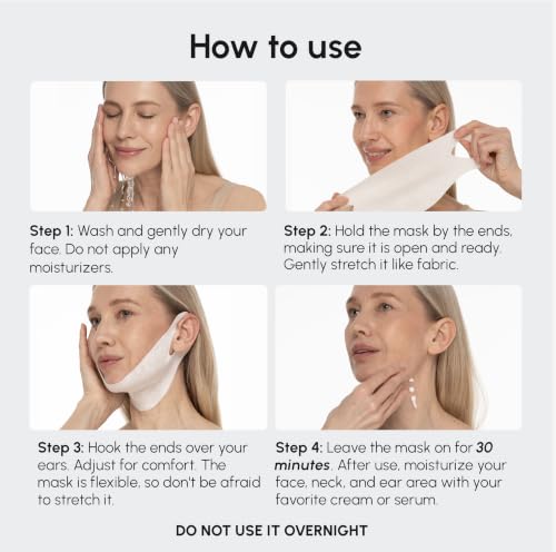 Image 5 of MAREE V Line Lifting Mask - Gold Face Lift Tape & Double Chin Lifting Mask