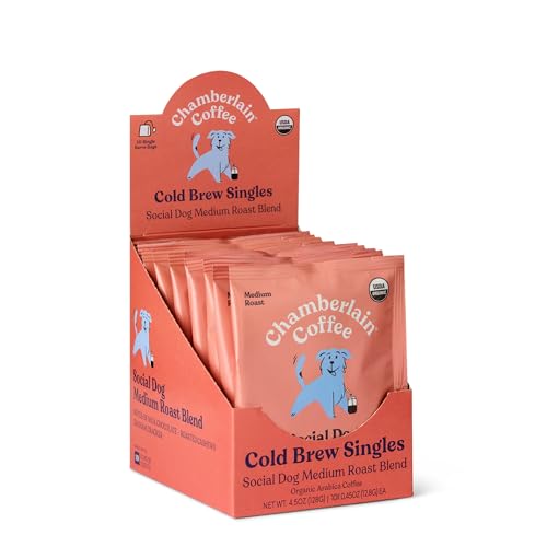 Image 1 of Default Title for the product Chamberlain Coffee Medium Roast Instant Cold Brew Singles - 10 Packets