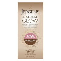 Thumbnail for Image 1 of 2 Fl Oz (Pack of 1) for the product Jergens Natural Glow Self Tanner Face Moisturizer with SPF 20, 2 oz
