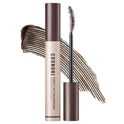 Image 1 of Default Title for the product COSNORI Perfect Setting Waterproof Mascara Long&Curl 1.5 Black Brown 0.23fl oz (7ml)