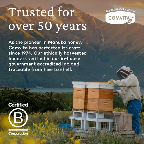 Image 6 of COMVITA Manuka Honey UMF 22+ (MGO 1000+), Raw, Monofloral - 8.8 Oz (2-Pack)