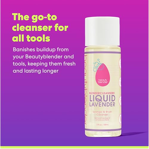 Image 3 of beautyblender Blendercleanser Tool Wash Lavender Purifying Liquid Soap 3 oz