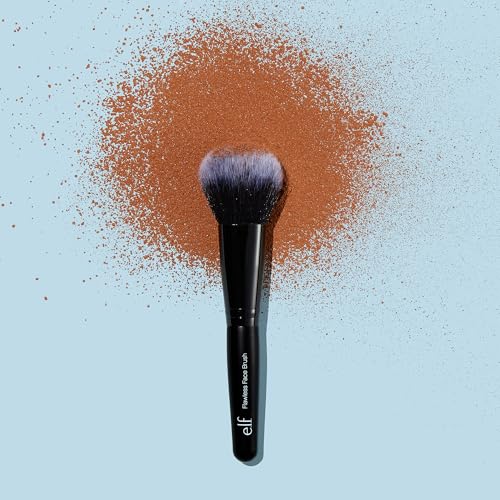 Image 3 of e.l.f. Flawless Face Brush, Synthetic Makeup Brush For Contour & Definition, Great For Powder, Blush & Bronzer, Vegan & Cruelty-Free