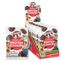 Thumbnail for Image 1 of Default Title for the product Lenny & Larry's Crunchy Cookie Double Chocolate, 6g Plant Protein, 12 Pack