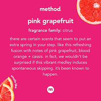 Thumbnail for Image 3 of Method All-Purpose Cleaning Wipes, Pink Grapefruit, Multi-Surface, Compostable, 30 Count (Pack of 6)