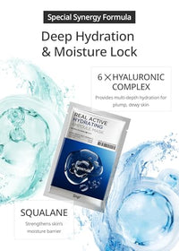 Thumbnail for Image 4 of SNP Real Active Hydrating Ampoule Sheet Mask 10 Sheets