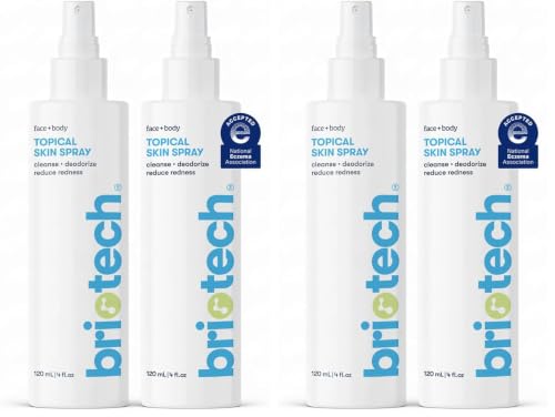 Image 9 of 4 Fl Oz (Pack of 4) for the product BRIOTECH Topical Skin Spray, Face & Body HOCl Skincare