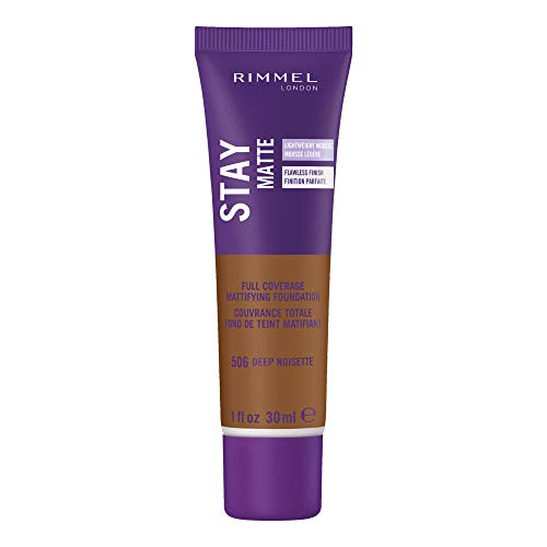 Image 18 of Deep Noisette / 1 Fl Oz (Pack of 1) for the product Rimmel Stay Matte Liquid Foundation