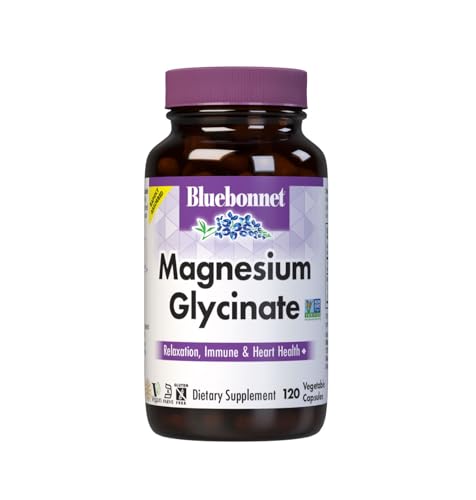 Image 1 of Unflavored / 120 Count (Pack of 1) for the product BlueBonnet Magnesium Glycinate 400mg 120 Veggie Capsules