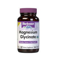 Thumbnail for Image 1 of Unflavored / 120 Count (Pack of 1) for the product BlueBonnet Magnesium Glycinate 400mg 120 Veggie Capsules