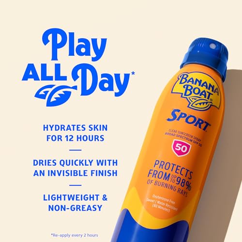 Image 6 of Banana Boat Sport SPF 50 Sunscreen Spray, Family Size, 9.5 oz