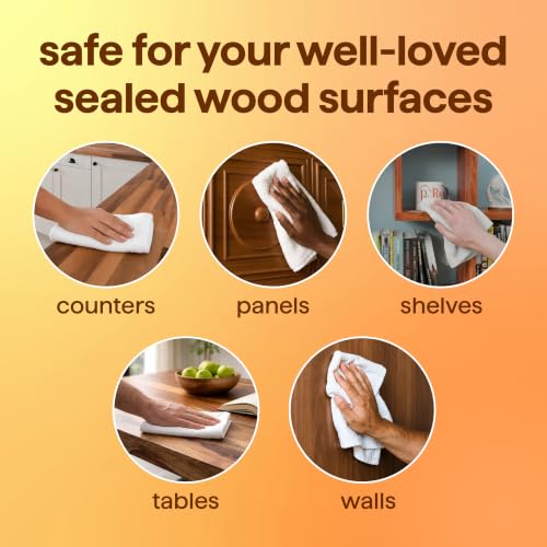 Image 4 of Method Daily Hardwood Cleaner, Almond, 28 fl oz, 4 Pack