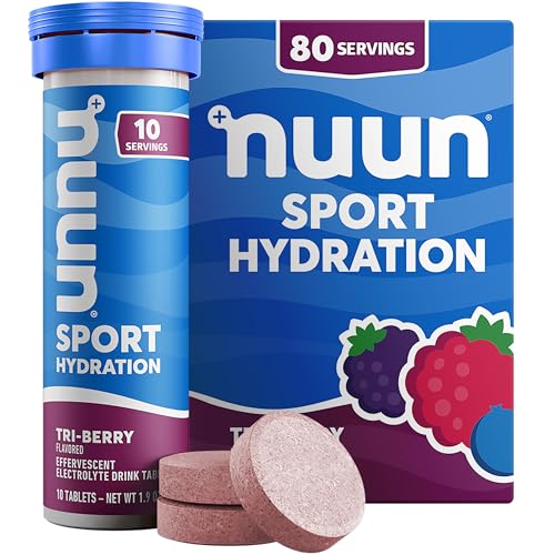 Image 1 of Default Title for the product Nuun Sport Electrolyte Tablets Tri-Berry, GF & Vegan, 8 Pack