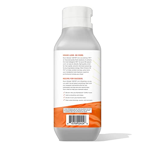 Image 6 of Bulletproof Brain Octane Premium C8 MCT Oil, 14 Fl Oz