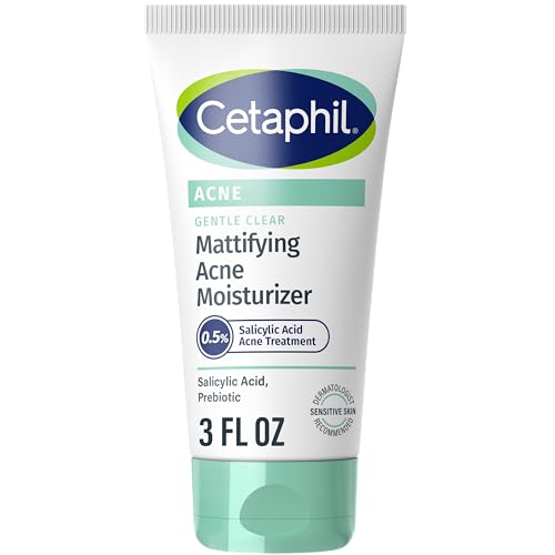 Image 1 of Default Title for the product Cetaphil Gentle Clear Mattifying Acne Face Moisturizer, Salicylic Acid, 3oz