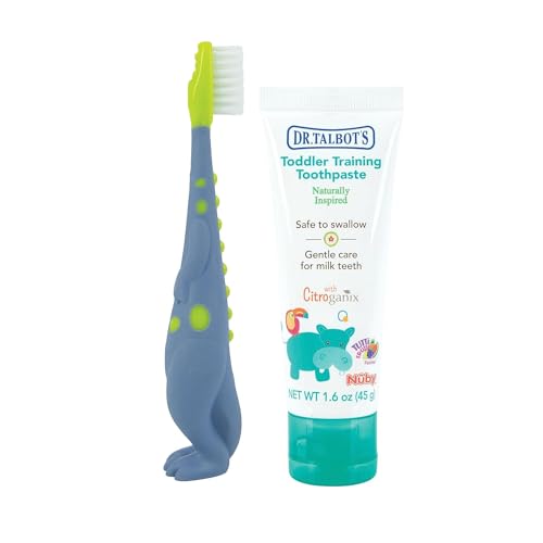Image 1 of Default Title for the product Dr. Talbot's Toddler Training Toothbrush + Toothpaste - 1.6 oz