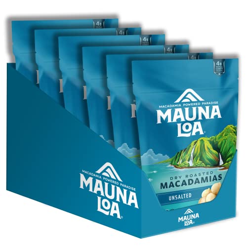 Image 1 of Default Title for the product Mauna Loa Premium Roasted Macadamia Nuts, Unsalted, 4 Oz, Pack of 6