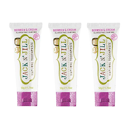 Image 3 of 1.76 Ounce (Pack of 3) for the product JACK N' JILL Kids Toothpaste Fluoride Free