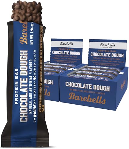 Image 1 of Default Title for the product BAREBELLS Protein Bars Chocolate Dough - 12 Count, Pack of 2