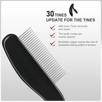 Thumbnail for Image 5 of docolor Foldable Eyelash Comb 2 PCS Separator Folding Lash Comb Eyebrow Mascara Applicator Eyelash Definer Arc Designed Cosmetic Brushes Tool