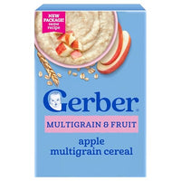 Thumbnail for Image 1 of Default Title for the product Gerber Stage 2 Multigrain Apple Cereal, 8 Oz, 5 Pack