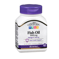 Thumbnail for 21st Century Fish Oil 1000 mg 60 Softgels