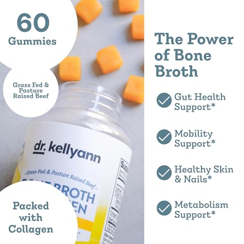 Image 3 of Dr. Kellyann Collagen + Bone Broth Gummies, Lemon, 60 Gummies