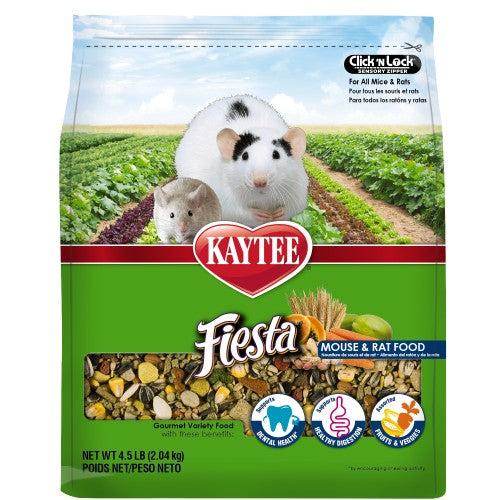 Kaytee Fiesta Mouse and Rat Food 1 Each/4.5 lb by Kaytee