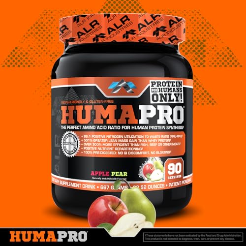 Image 2 of ALR Industries Humapro Vegan EAA Formula Apple Pear 90 Servings