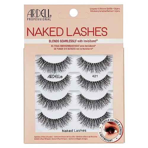 Image 1 of Naked Lashes 421 / 4 pair (Pack of 1) for the product Ardell Naked Lashes Natural Look False Eyelashes
