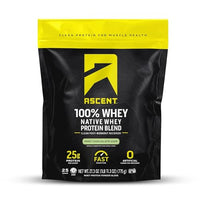 Thumbnail for Image 1 of Default Title for the product Ascent 100% Whey Protein Powder, Mint Chocolate Chip, 1.7 lb