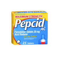 Thumbnail for Pepcid Ac Maximum Strength Acid Reducer 25 tabs