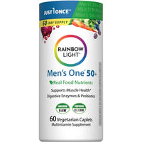 Thumbnail for Image 2 of 60 Count (Pack of 1) for the product Rainbow Light Mens Multivitamin One + for 50 Plus