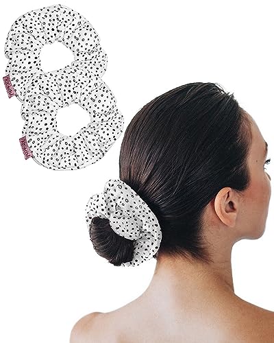 Image 1 of Dot for the product Kitsch Microfiber Quick-Dry Hair Towel Scrunchie - Micro Dot, 2pcs
