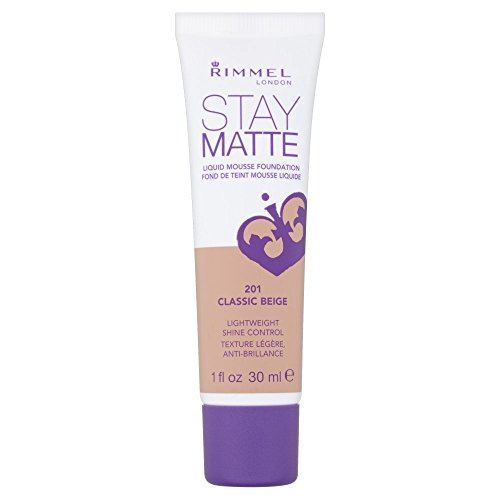 Image 36 of Beige / 0.33 Fl Oz (Pack of 3) for the product Rimmel Stay Matte Liquid Foundation