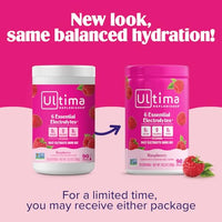 Thumbnail for Image 5 of Ultima Replenisher Electrolyte Powder Drink Mix Bundle ? Sugar Free ? Lemonade and Raspberry, 90 Servings