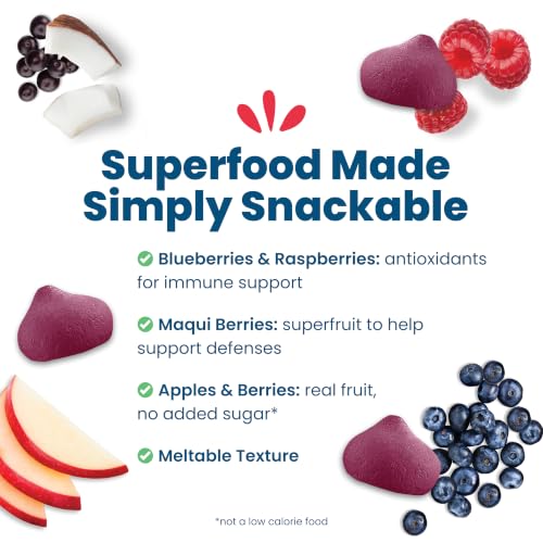 Image 4 of Amara Organic Very Berry Immunity Blend Superfood Smoothie Melts - 1oz: 8 Months and Up, Pouch, Gluten-Free, Non-GMO