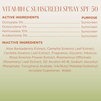 Thumbnail for Image 6 of InstaNatural Vitamin C SPF 50 Spray: Broad Spectrum Sunscreen, 5.5 Fl Oz