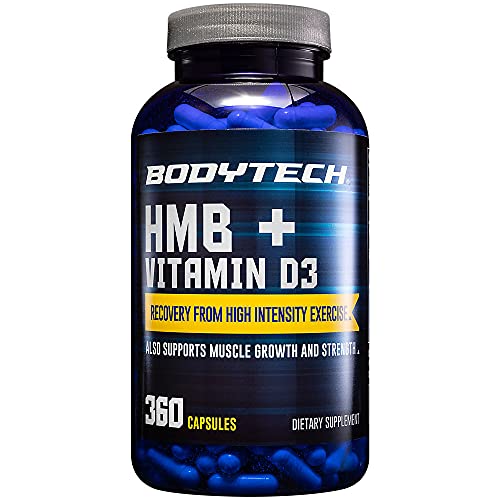 Image 2 of 360 Count (Pack of 1) for the product BodyTech HMB + Vitamin D3 Vegetable Capsules