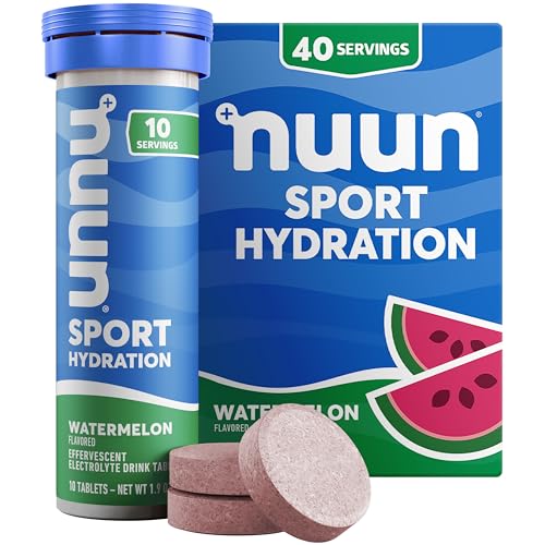 Image 1 of Default Title for the product Nuun Sport Electrolyte Tablets Watermelon, GF & Vegan, 4 Pack