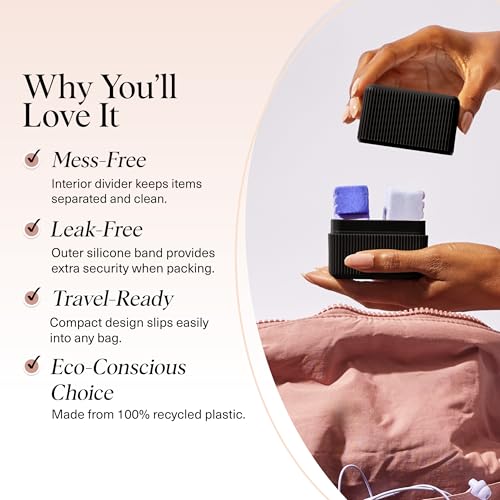 Image 4 of Kitsch 2-Compartment Travel Soap Case – TSA-Approved Bar Soap Holder