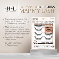 Thumbnail for Image 4 of Ardell Pre-Mapped Eyelash Extensions Kit 4 Pack
