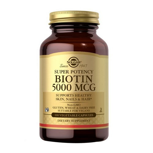 Solgar Biotin 5000 mcg 100 V Caps