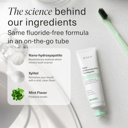 Image 4 of Boka Toothpaste - Nano Hydroxyapatite Toothpaste, Fluoride Free Toothpaste