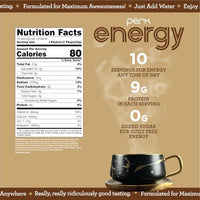 Thumbnail for Image 2 of Perk Energy Drink Mix (Dutch Hot Cocoa) 10 Stick Packs, Gluten-Free
