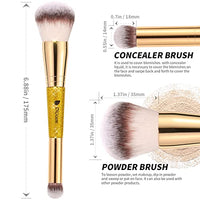 Thumbnail for Image 4 of DUcare Powder Brush Concealer Foundation Makeup Brushes Double Ended
