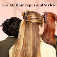 Thumbnail for Image 5 of Kitsch 5 Inch Large Claw Clips for Thick and Long Hair - Black & Tort, 2pcs