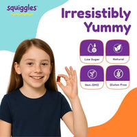 Thumbnail for Image 6 of Squiggles Kids Multivitamin + Iron Gummies, Low Sugar Gummy Vitamins, 100ct